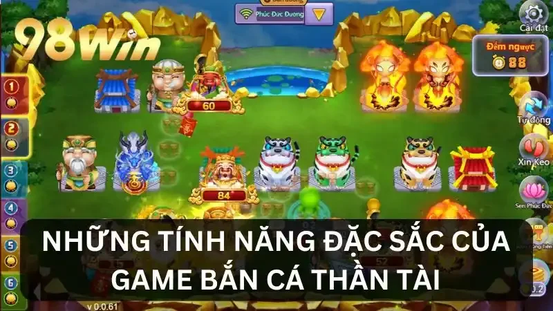 Các tính năng trong game