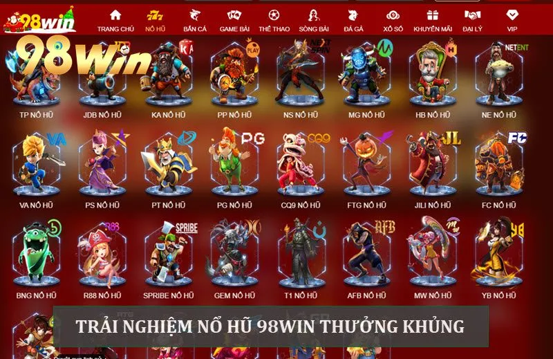 Nổ hũ săn Jackpot với giá trị khủng