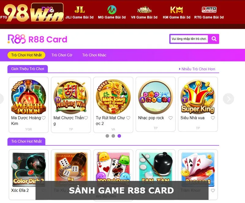 Sảnh game bài R88