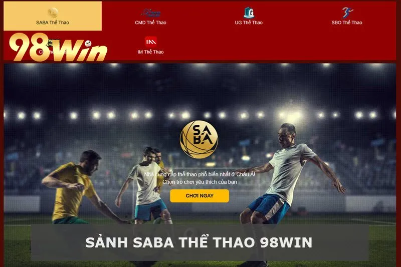 Giao diện sảnh Saba Thể thao 98Win