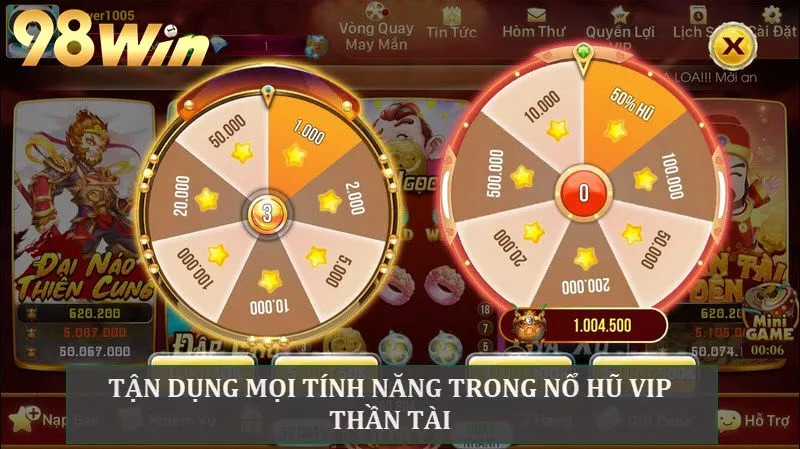 Tính năng được cung cấp đa dạng giúp anh em tha hồ săn hũ